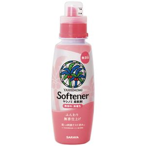 （まとめ） サラヤ ヤシノミ柔軟剤 本体 520mL 1本 【×3セット】