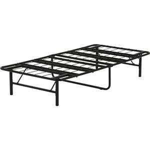 工具不要折りたたみパイプベッド BK ブラック 組立品【代引不可】